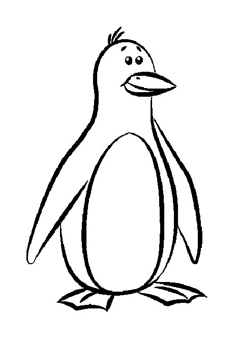 pinguinos para pintar