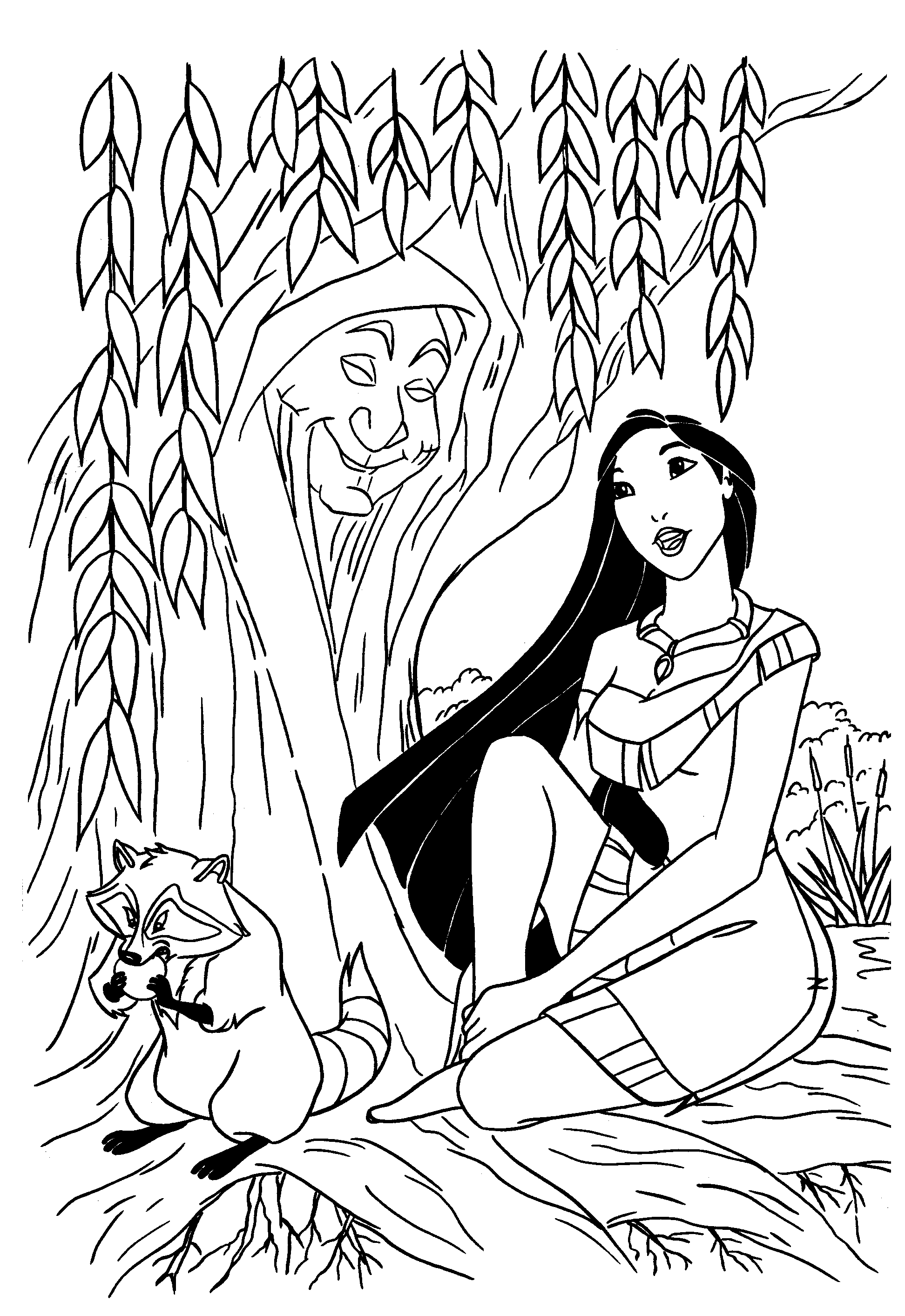 pintar pocahontas