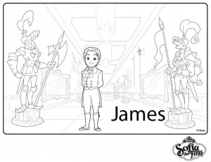 principe james para colorear