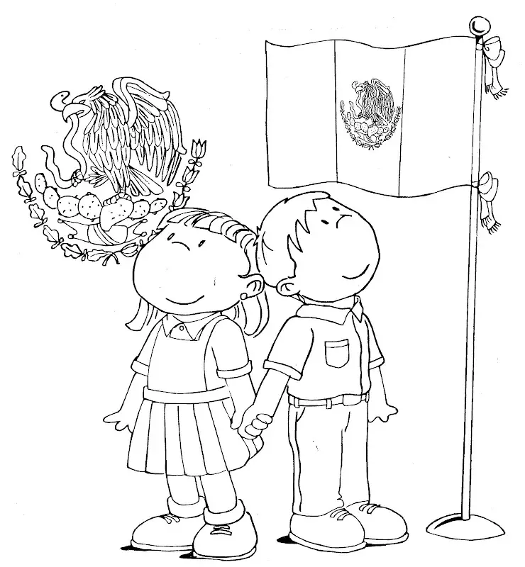 bandera de mexico para imprimir