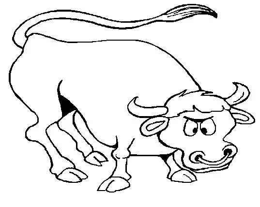 dibujos de toros para pintar