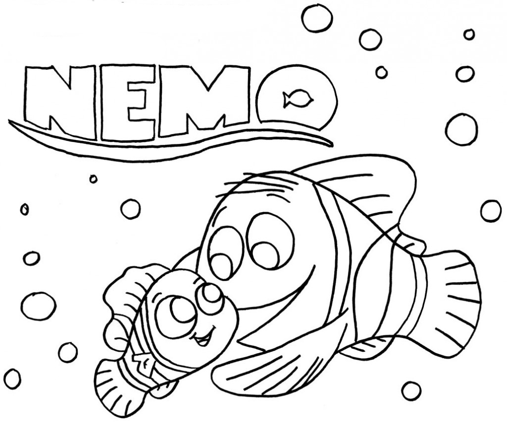 dibujos para colorear nemo