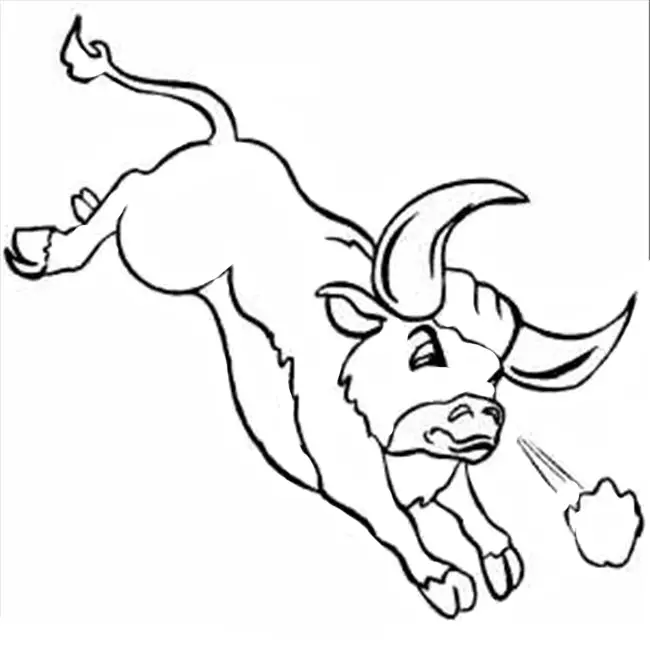 dibujos para colorear toros