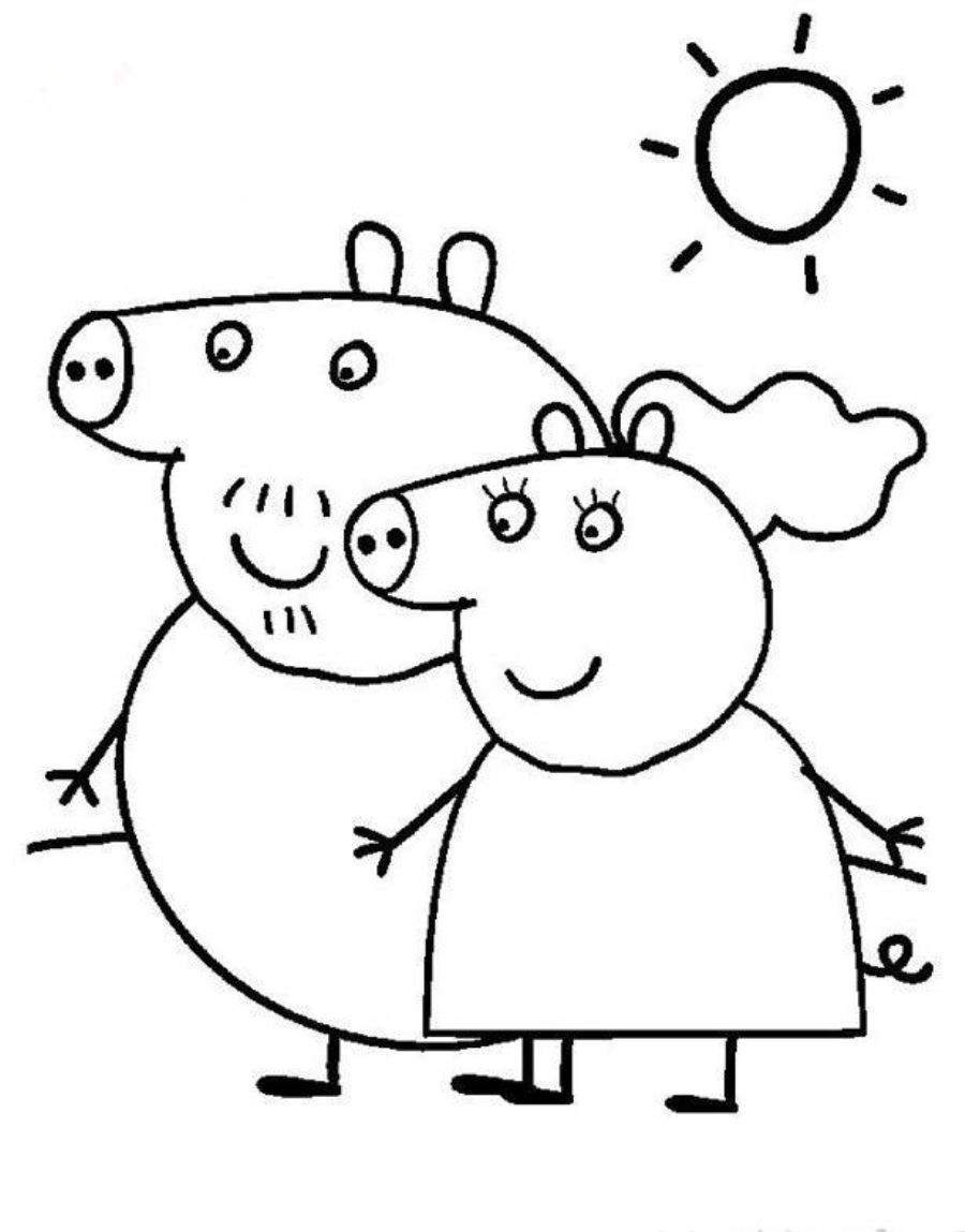 imprimir dibujos de peppa pig