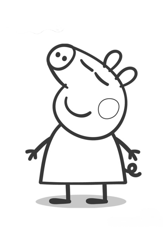 peppa pig dibujos colorear