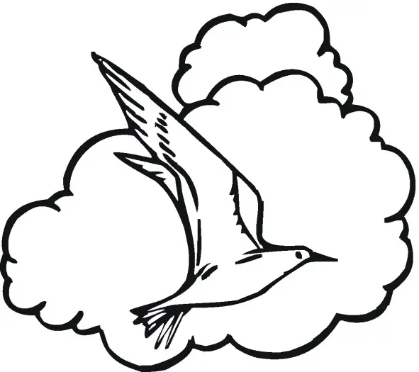 Dibujo de Aeroplano en el Cielo para colorear  Dibujos para colorear  imprimir gratis