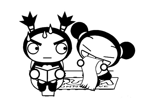 Pucca para colorear