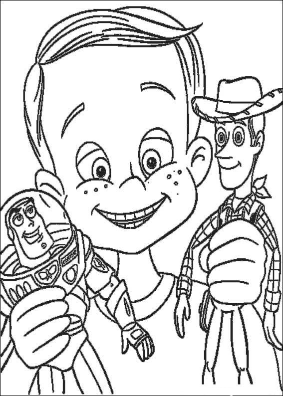 Toy Story para colorear, pintar e imprimir