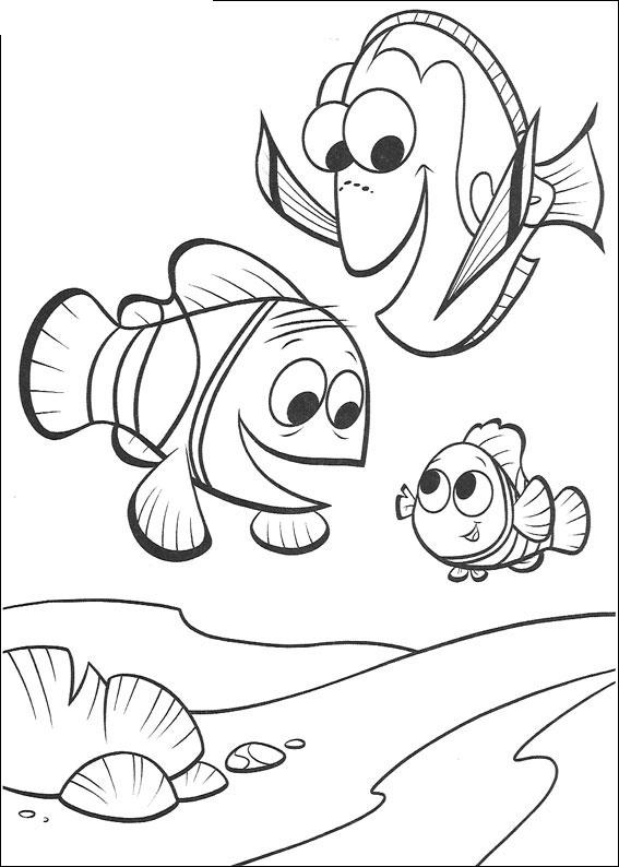 dibjos nemo para colorear