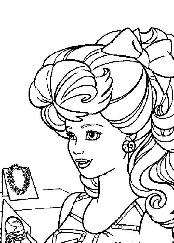 dibujos de barbie para colorear online