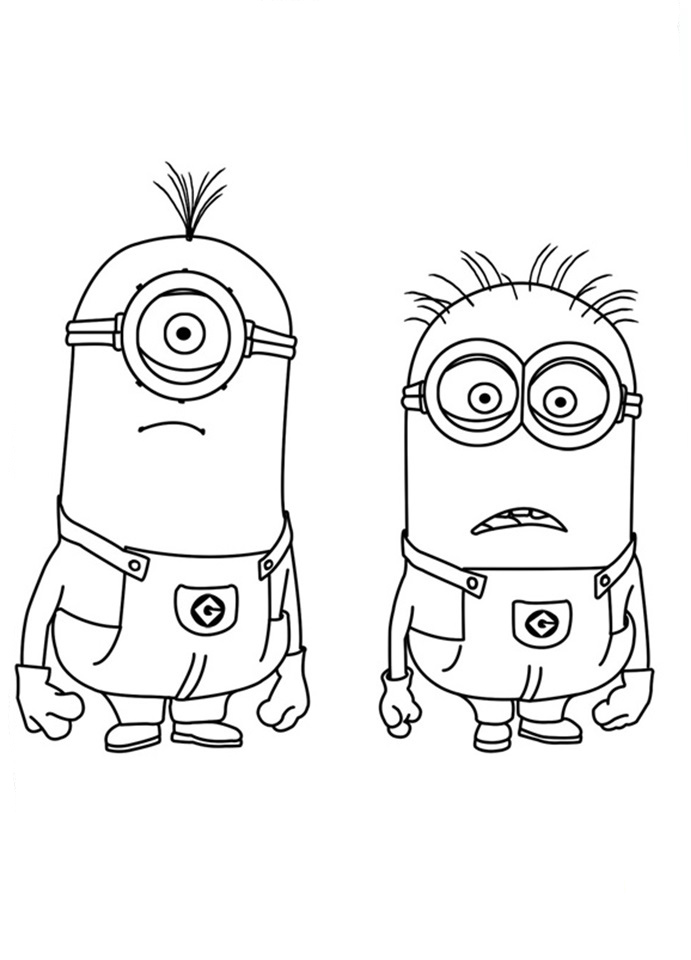 dibujos de minions para coloreardibujos de minions para colorear