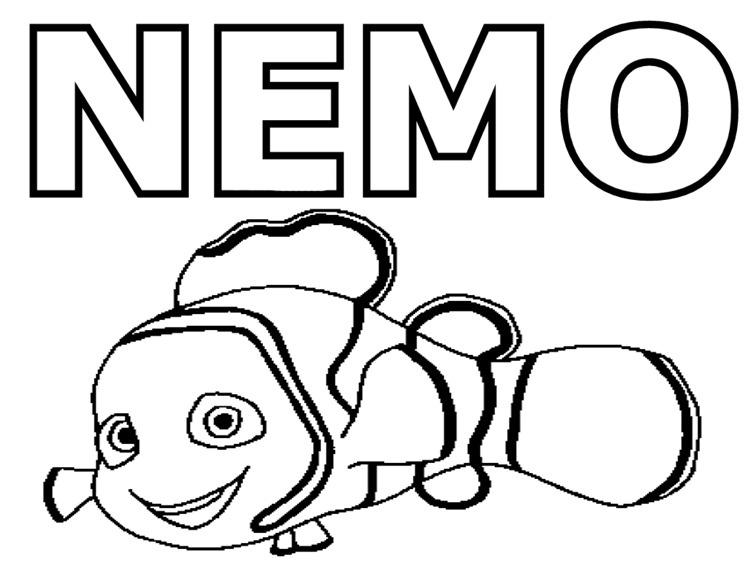 dibujos de nemo para colorear e imprimir