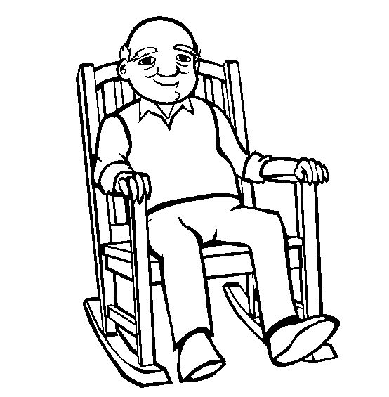 dibujos para colorear de sillas