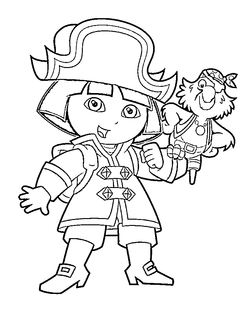 dibujos para colorear piratas