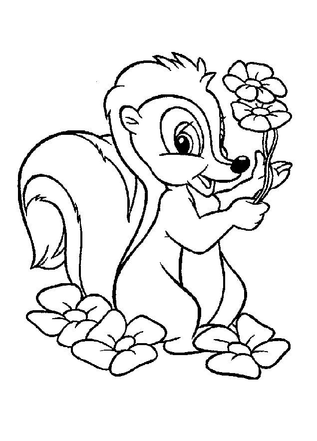 imagenes de bambi para colorear