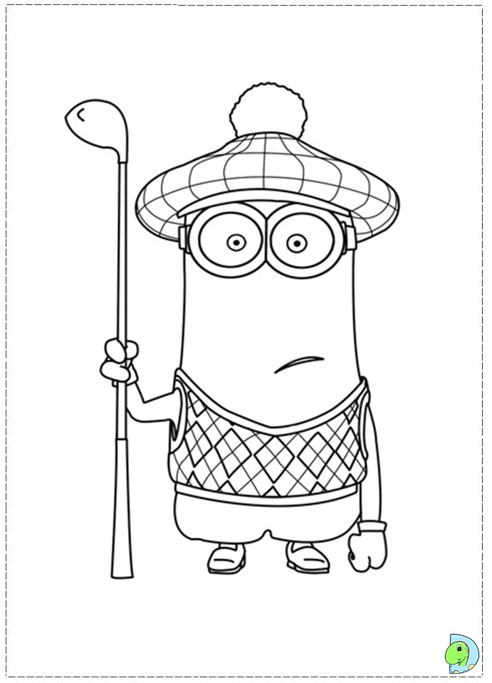 imagenes de minions para colorear