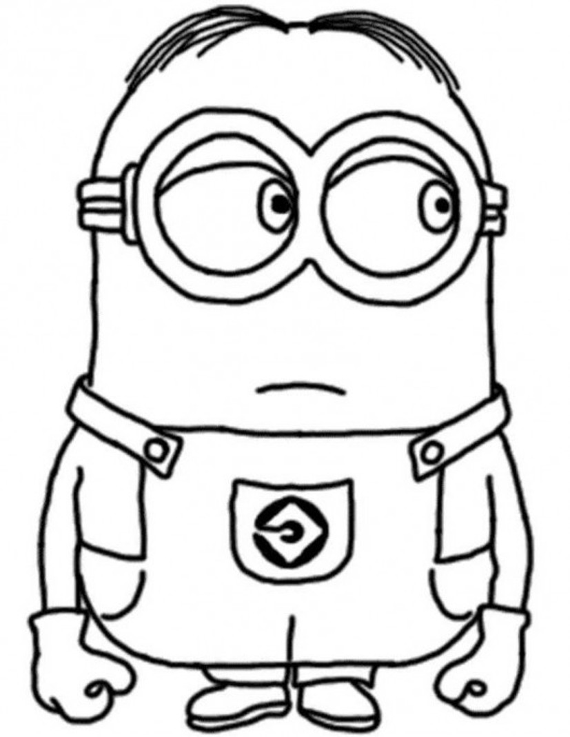 minions para colorear mi villano favorito