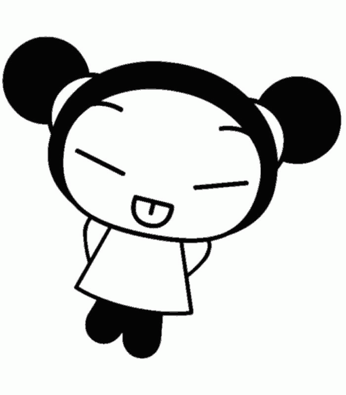 pucca para colorear