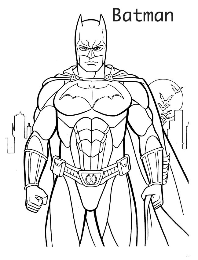 Batman para colorear