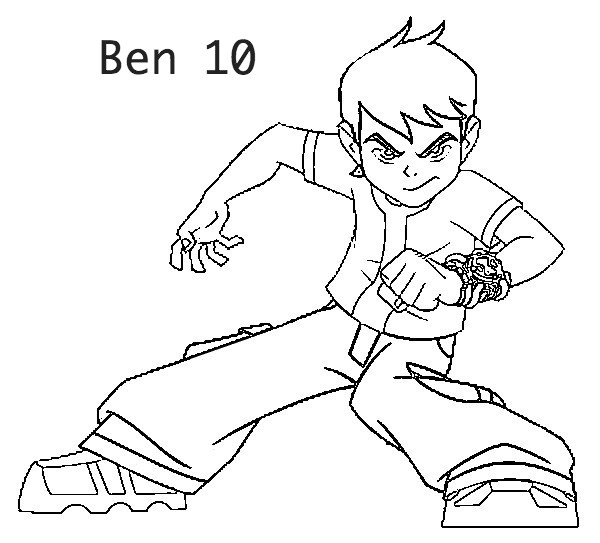 Ben 10 para colorear