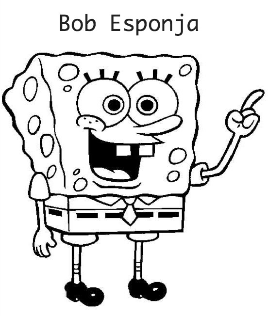 Bob Esponja para colorear