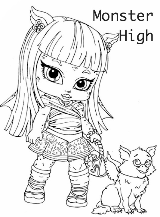 Monster High para colorear