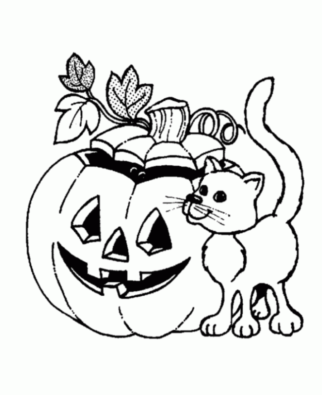 Imagenes de Halloween para colorear e imprimir