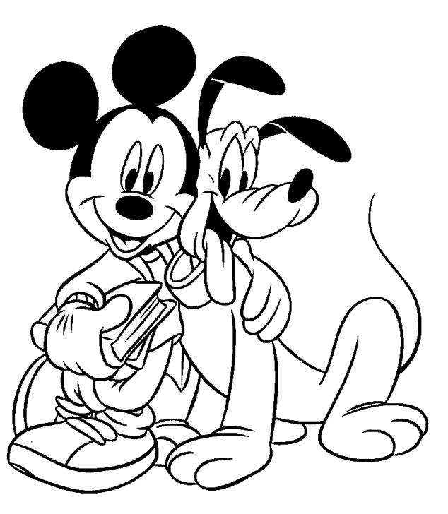 colorear mickey