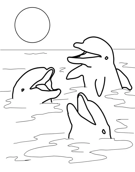 delfines imprimir