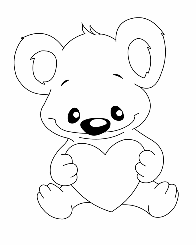 dibujo de un koala para colorear