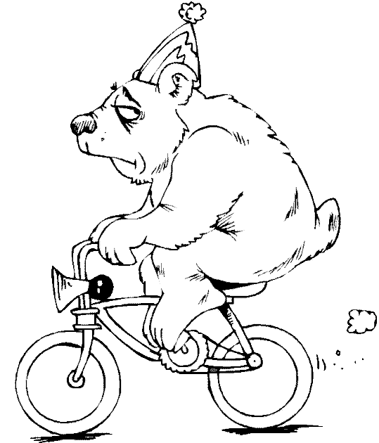 dibujos de bicicletas para colorear