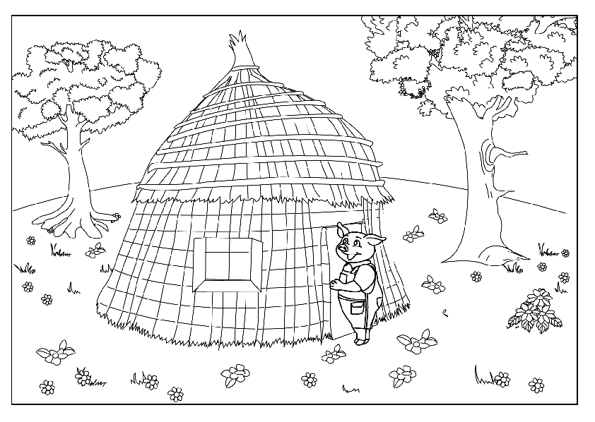 dibujos de cerditos para colorear