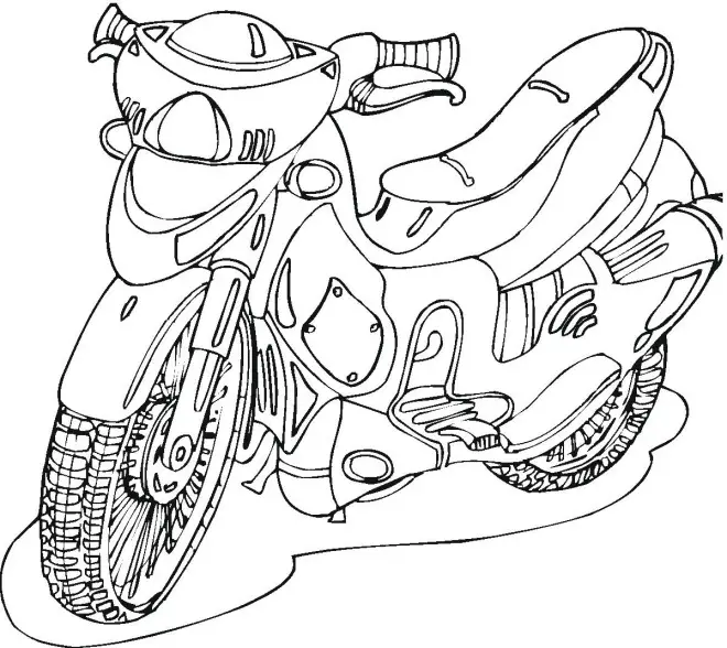 dibujos de motos para imprimir