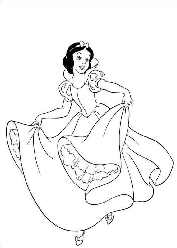 dibujos para colorear blancanieves disney