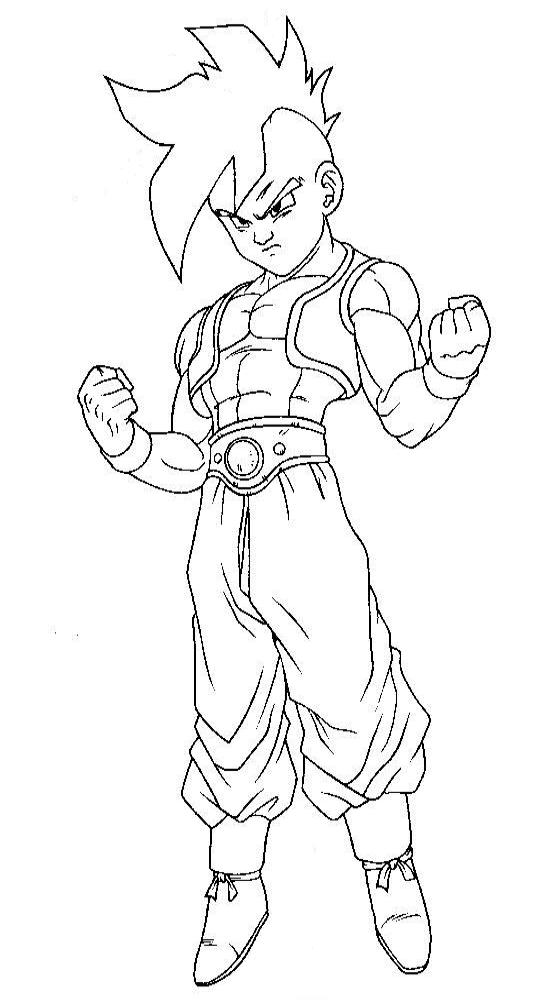 dibujos para colorear de dragon ball