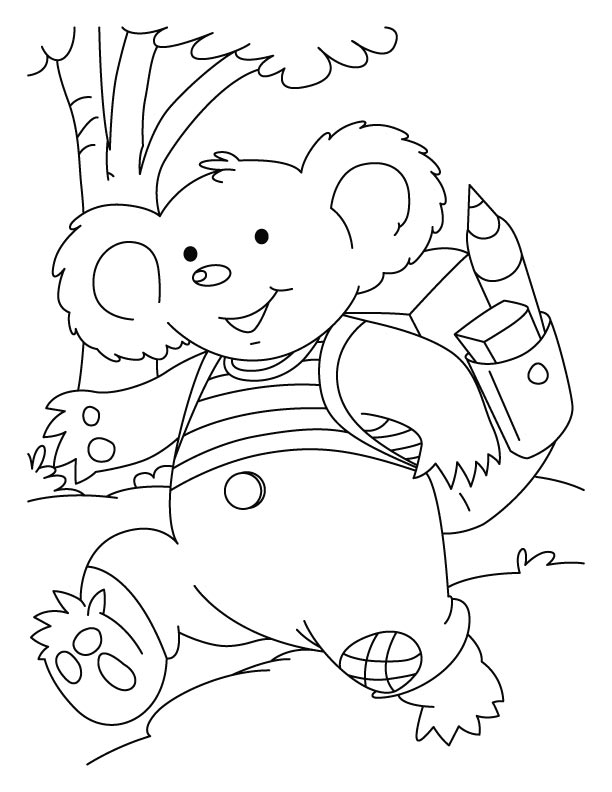 koala para colorear e imprimir