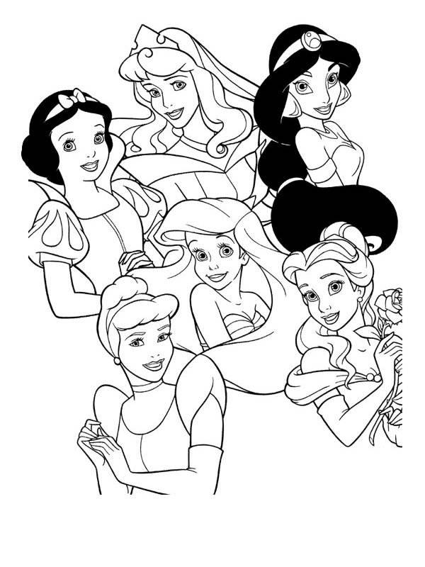 princesas disney imprimir