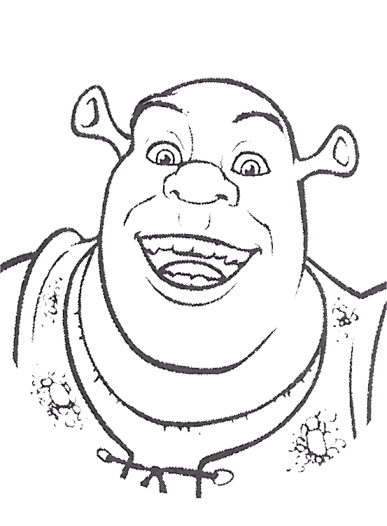 shrek para pintar