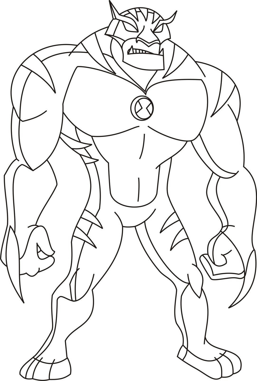 ben 10 dibujos para colorear