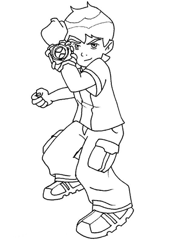 colorear a ben 10 online