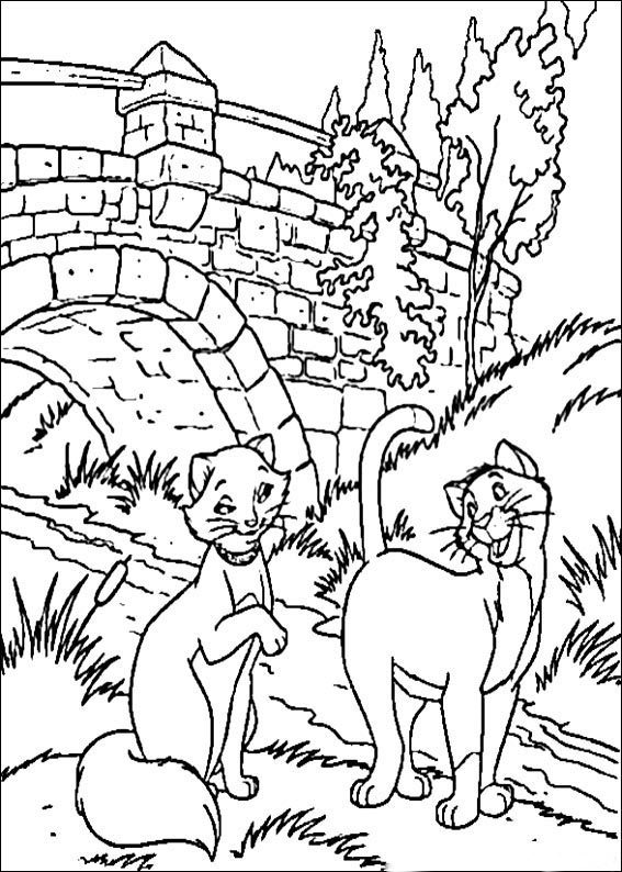 dibujos de aristogatos