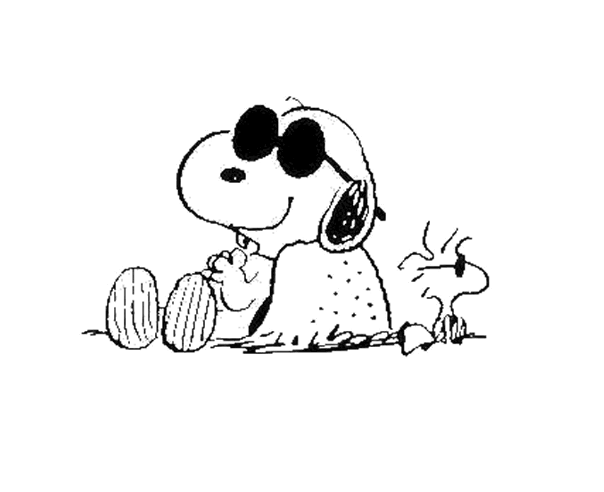 dibujos de snoopy para colorear e imprimir