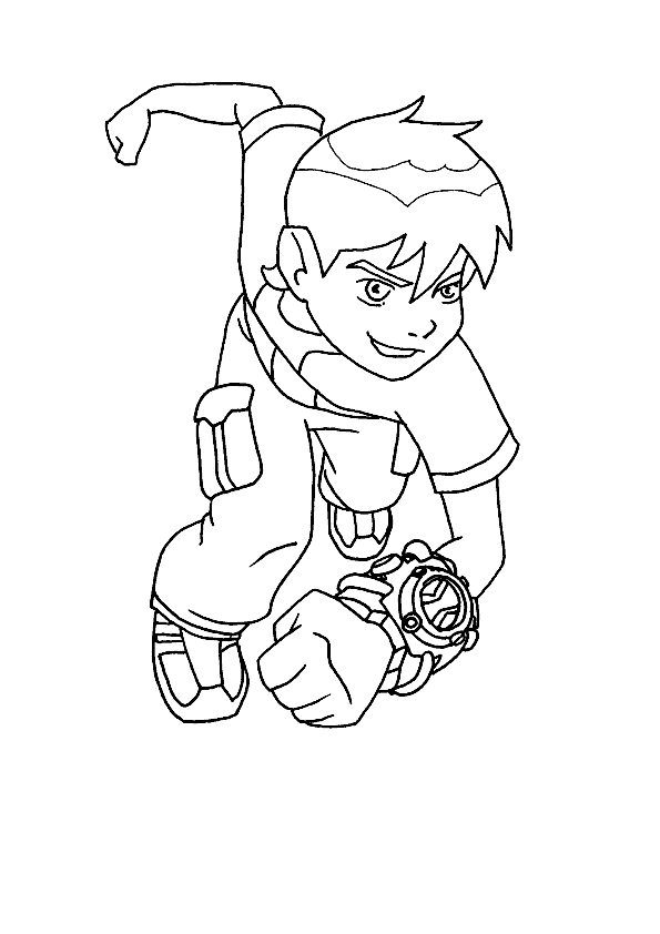 dibujos para colorear a ben 10