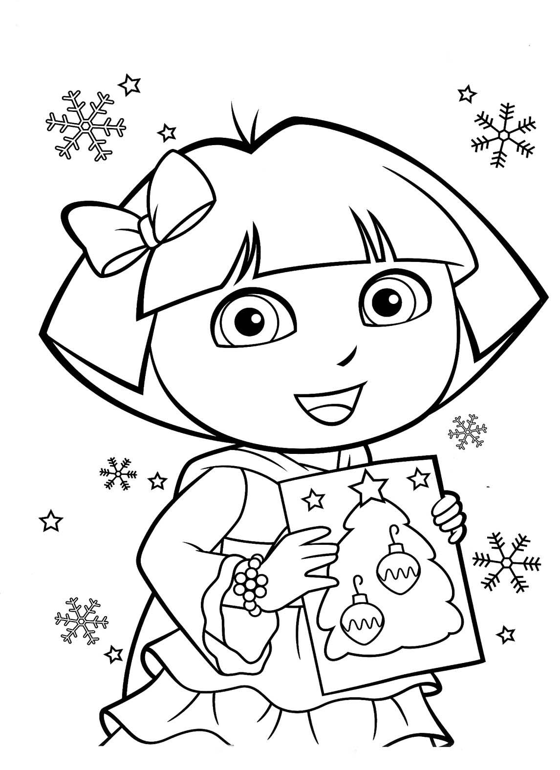 dibujos para colorear dora la exploradora