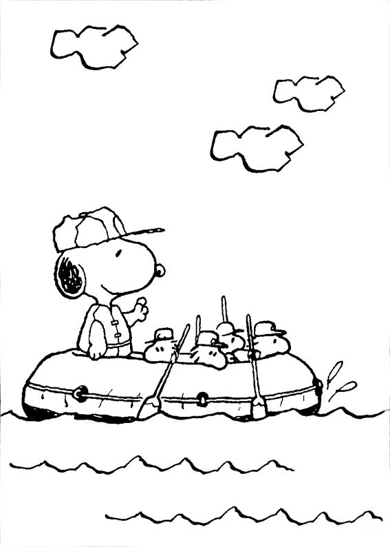 dibujos para colorear snoopy