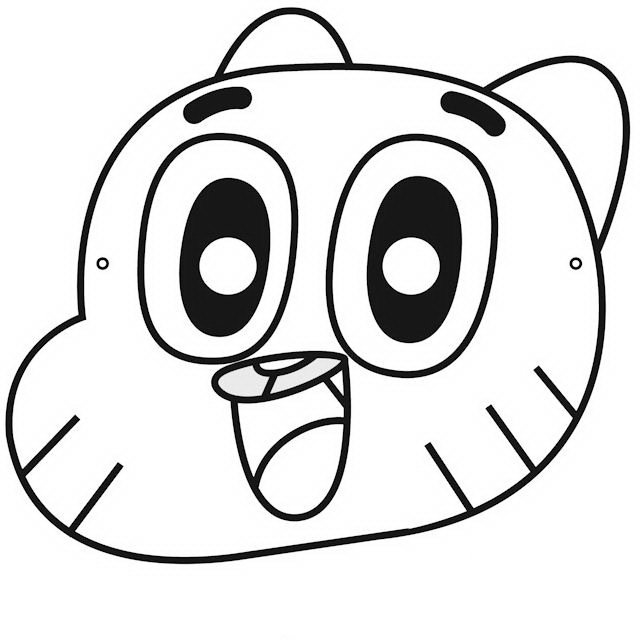 dibujos para imprimir de gumball