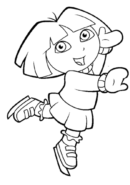 dora dibujos para imprimir