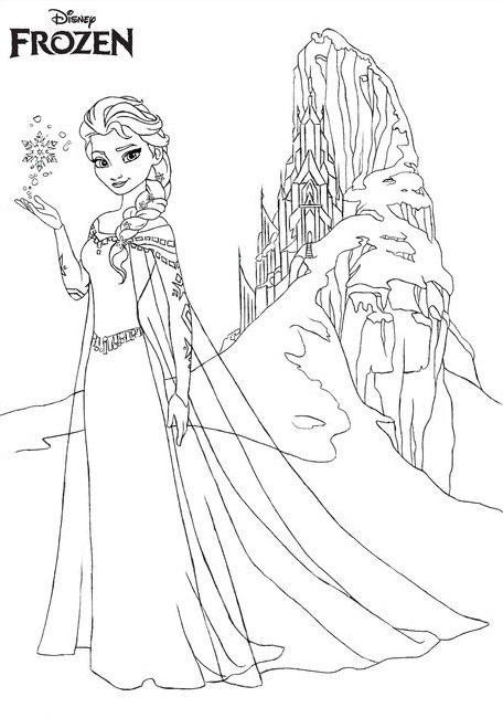 frozen para colorear