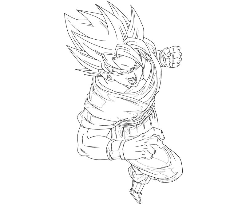 goku para pintar