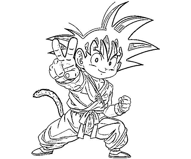 juegos para colorear a goku